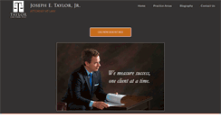 Desktop Screenshot of josephtaylorlaw.com